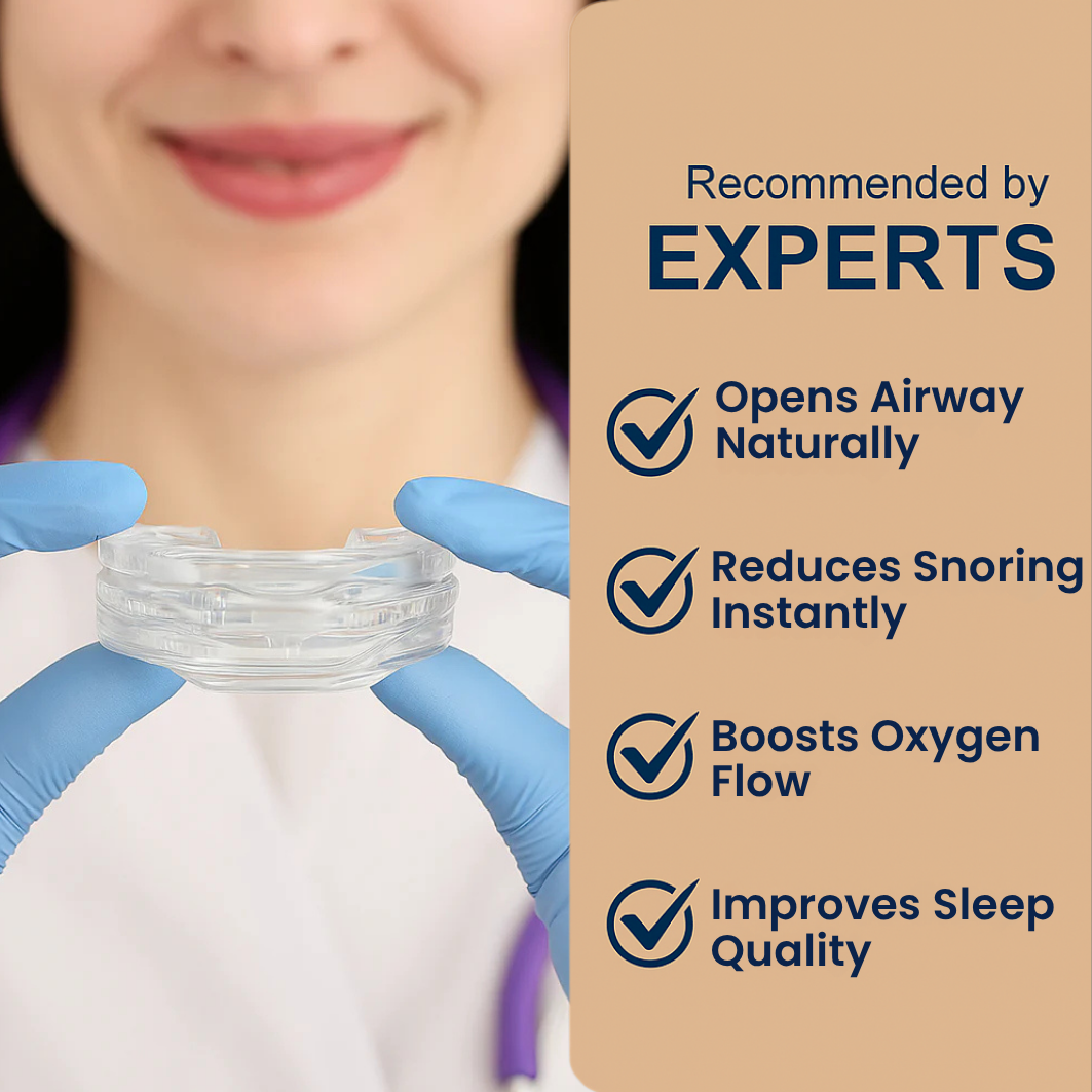 NoSnore Flex™ Anti Snoring - Snoring Mouth Piece - Adjustable Custom Impression Snore Device