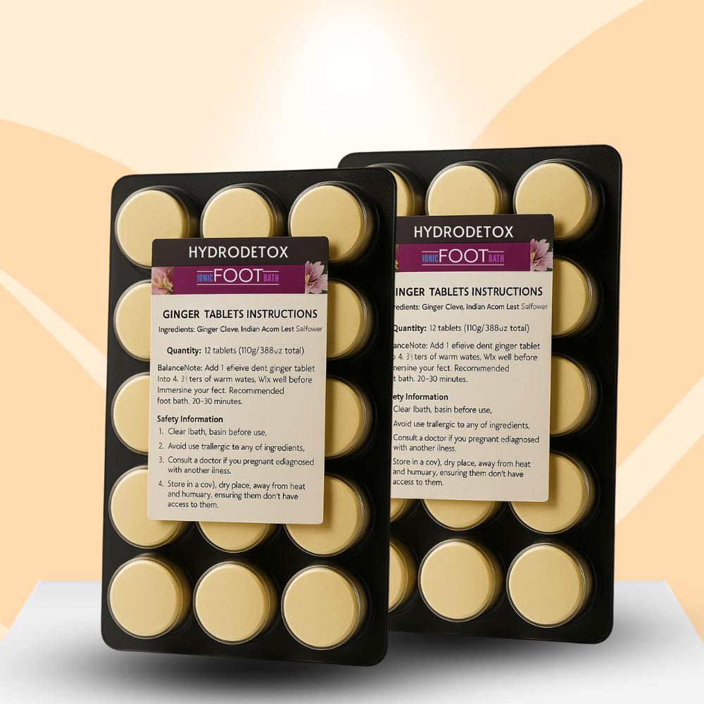 HydroDetox™ Ginger Tablets (15 Pack)