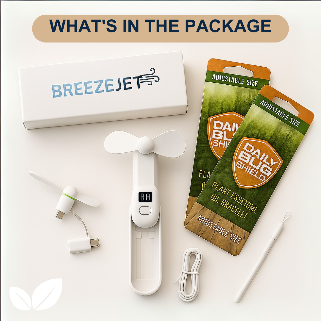 BreezeJet™ Handheld Fan