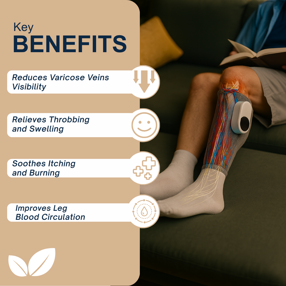 VenaLisse™ Leg massager for leg swelling, Leg Edema Relief