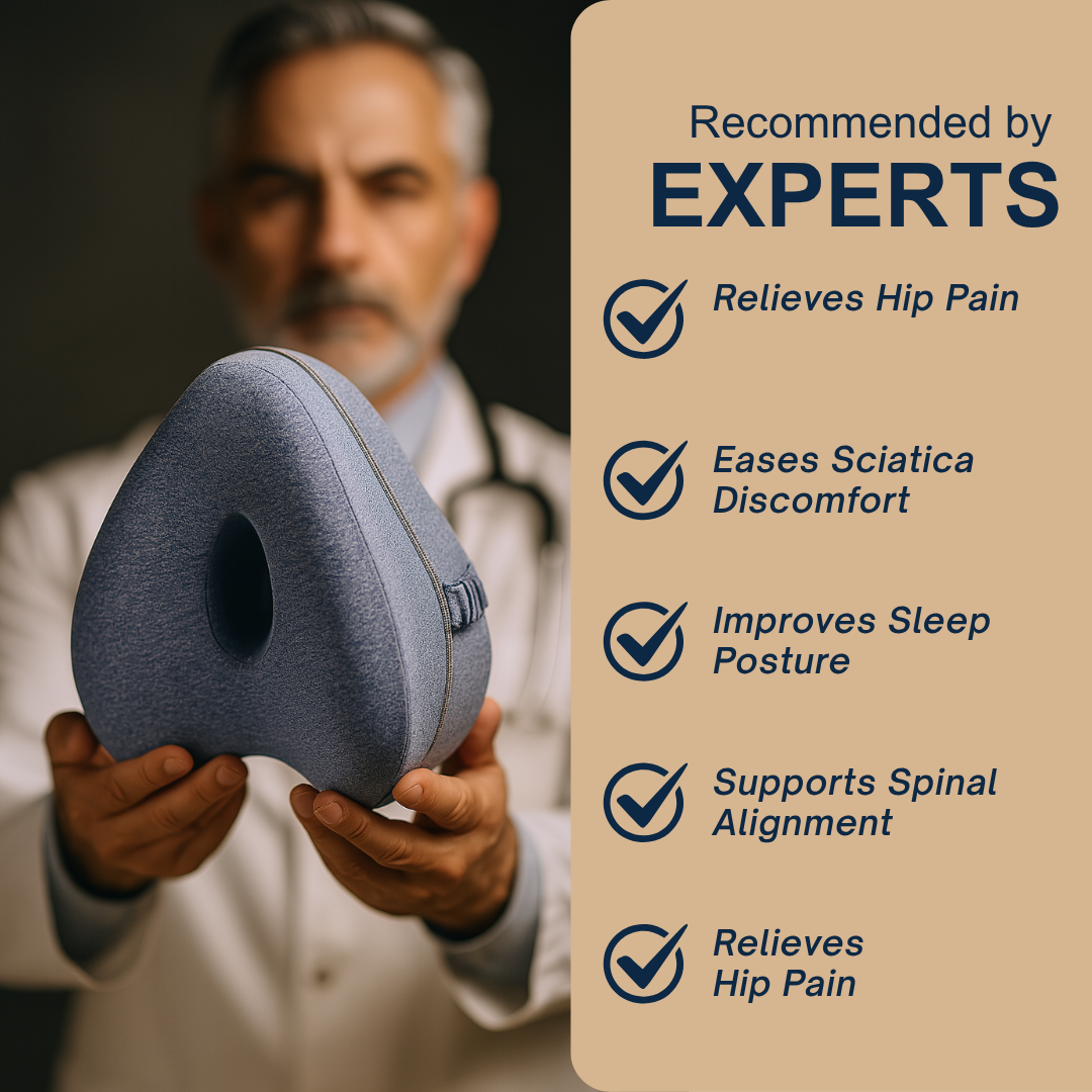 OrtoAlign - Pillow for Side Sleepers, Orthopedic pillow, Back & Sciatica