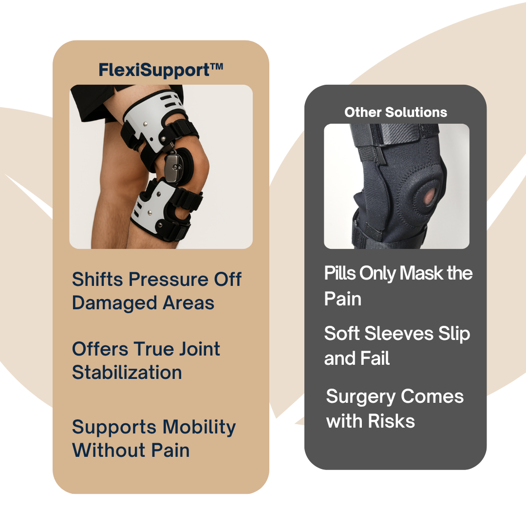 FlexiSupport™ Knee Brace for Pain Relief & Joint Support