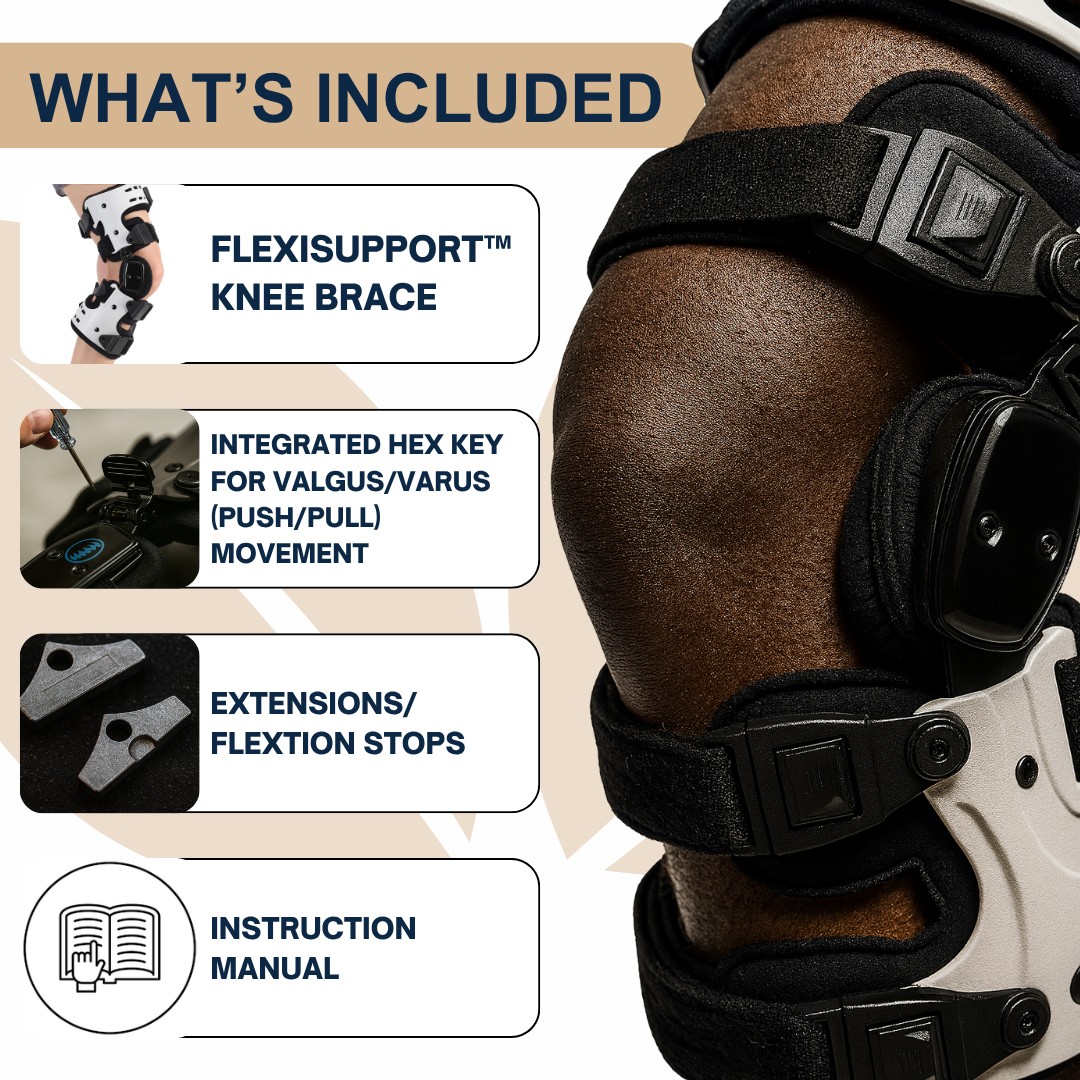 FlexiSupport™ Knee Brace for Pain Relief & Joint Support
